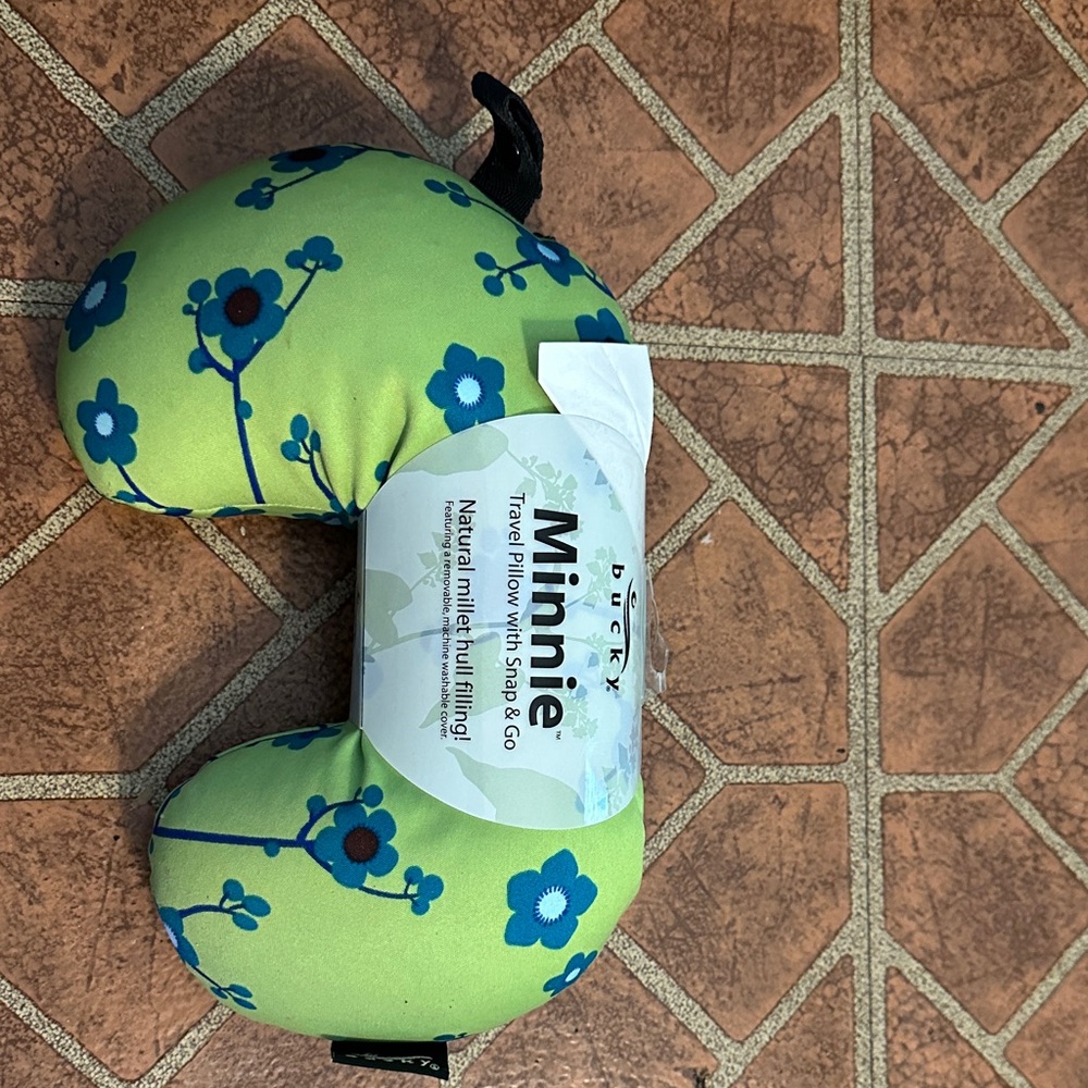 Bucky Minnie Travel Pillow floral
